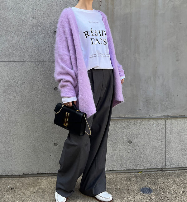 Rouge vif「シャギーニットカーディガン」|カーディガン|