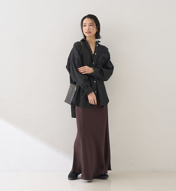 Rouge vif「NEW オーバーサイズデニムシャツ」|シャツ・ブラウス|