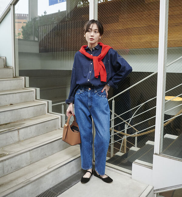 Rouge vif「NEW オーバーサイズデニムシャツ」|シャツ・ブラウス|