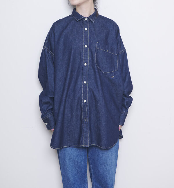 Rouge vif「NEW オーバーサイズデニムシャツ」|シャツ・ブラウス|