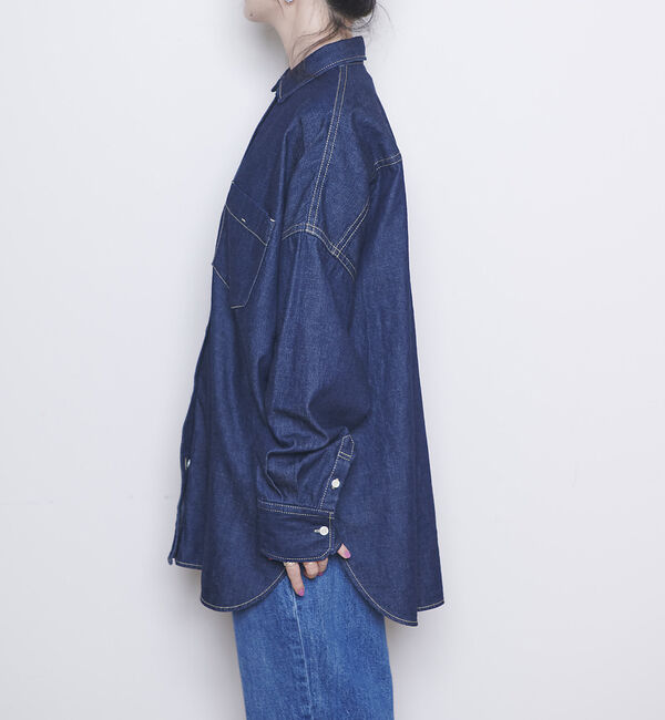 Rouge vif「NEW オーバーサイズデニムシャツ」|シャツ・ブラウス|