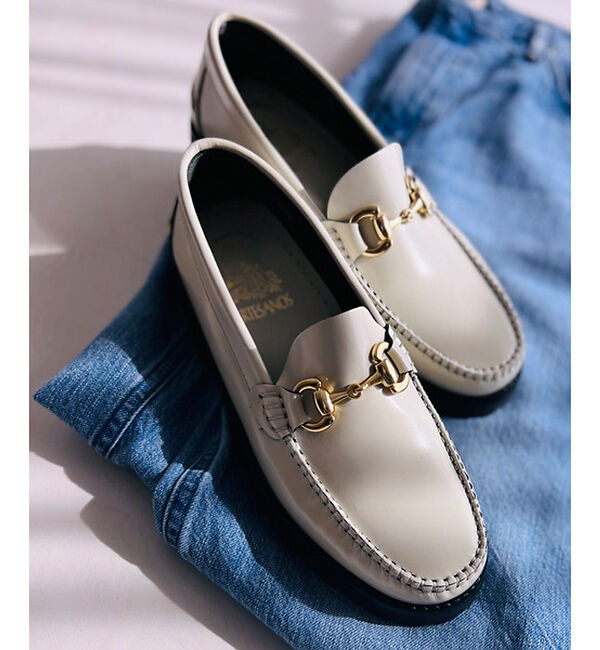 Rouge vif「【ARTESANOS/アルテサノス】 厚底レザーゴールドビットローファー」|ローファー|