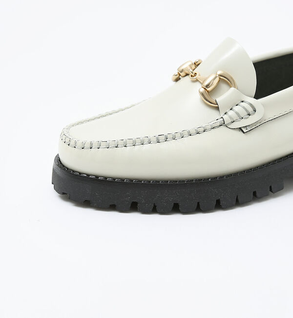 Rouge vif「【ARTESANOS/アルテサノス】 厚底レザーゴールドビットローファー」|ローファー|