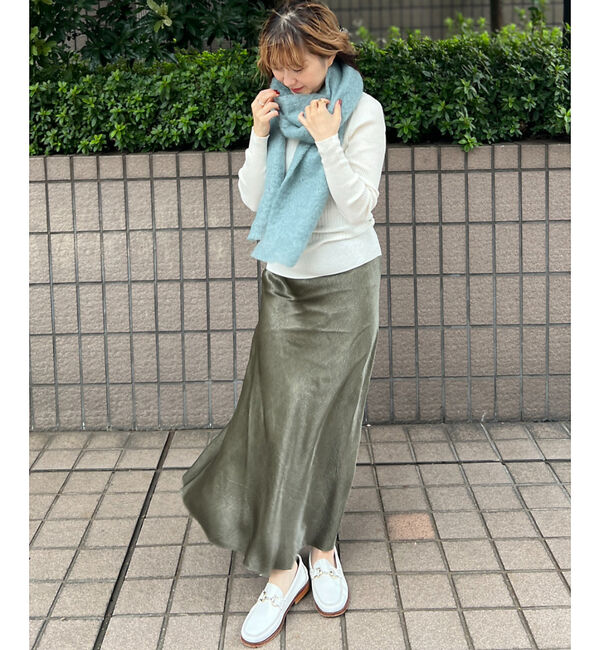 Rouge vif「バイヤスロングスカート　顔料染」|スカート|