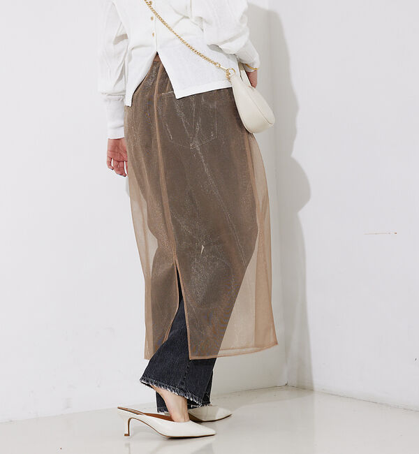 Rouge vif「トリコットロングスカート」|スカート|