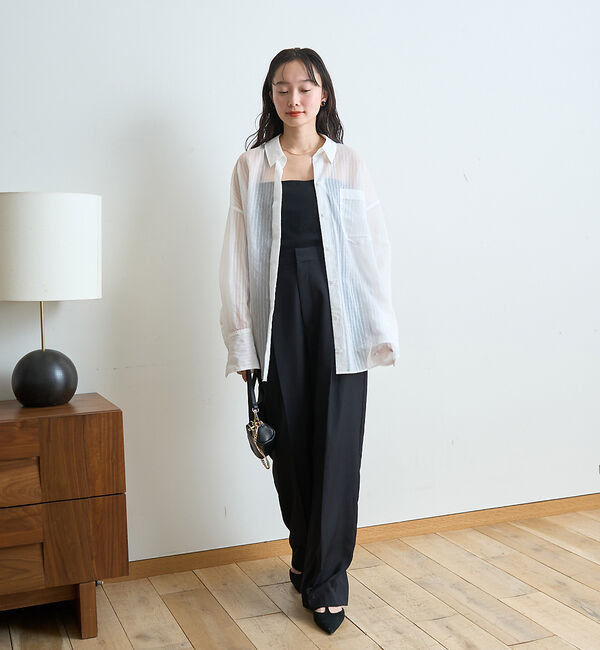 Rouge vif「カットテレコベアトップ 　パット付き」|キャミソール|