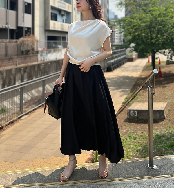 Rouge vif「【一部店舗限定】とろみバルーンスカート」|スカート|