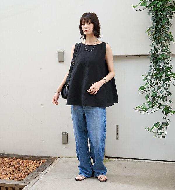 Rouge vif「前後2WAYノースリパールブラウス」|シャツ・ブラウス|