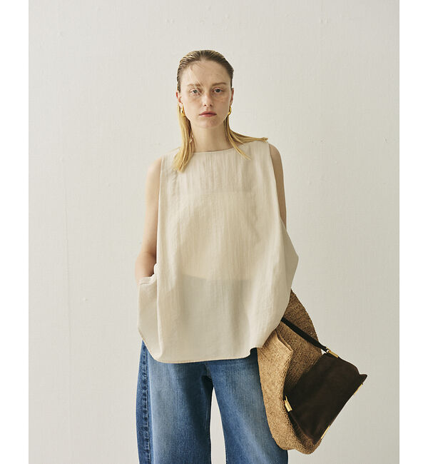 Rouge vif「前後2WAYノースリパールブラウス」|シャツ・ブラウス|