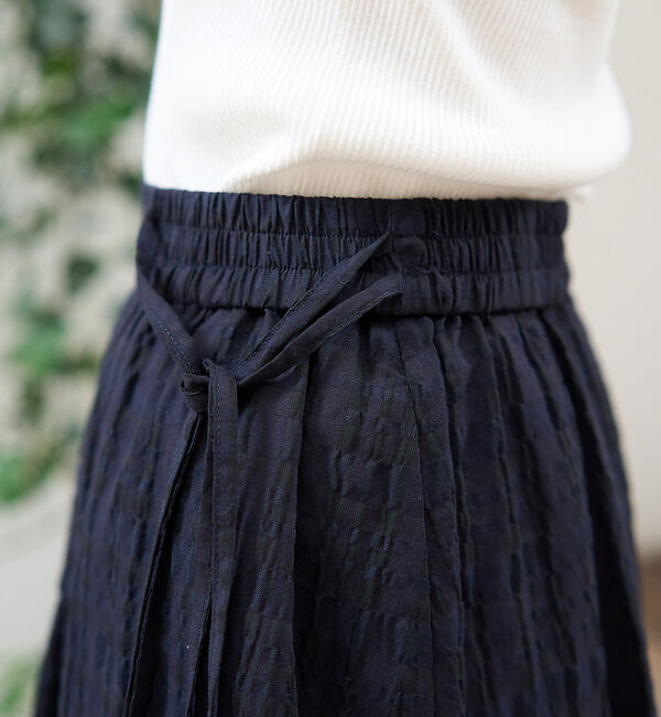 Rouge vif「ボリュームギャザーサイドスリットロングスカート」|スカート|