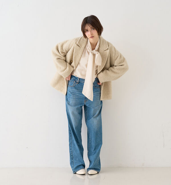 Rouge vif「【追加4】【一部店舗限定】ラメシャギースライバーPコート/ピーコート」|ピーコート|