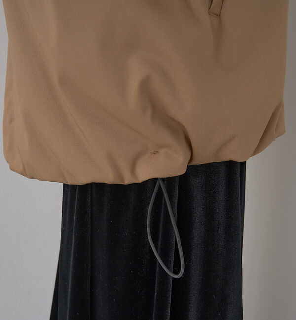 Rouge vif「異素材衿パフィブルゾン/ハンティングジャケット」|ブルゾン・スタジャン|