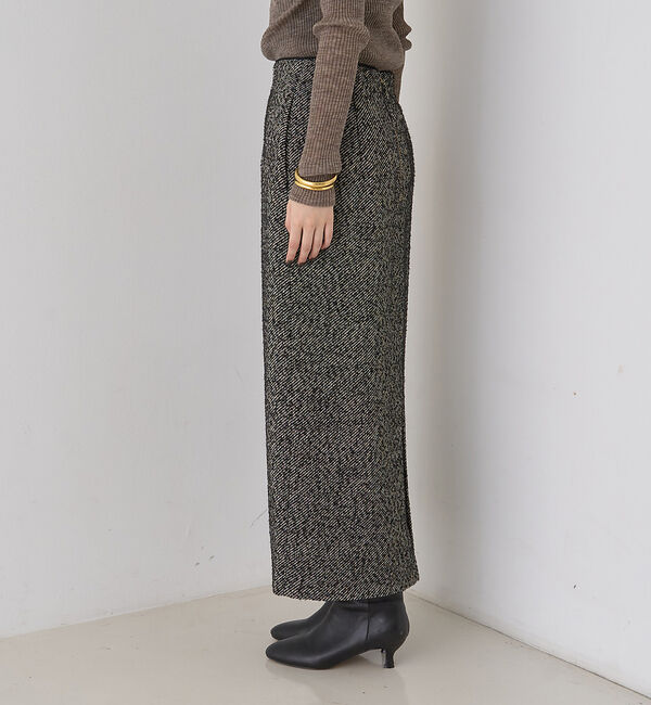 Rouge vif「【セットアップ対応】ポリウーリングカルセタイトスカート」|スカート|