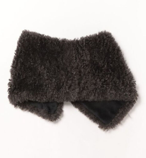 Rouge vif「【HELEN MOORE/ヘレンムーア】アシンメトリーフェイクファースカーフ /」|マフラー|