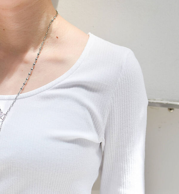 qualite「ランダムテレコTシャツ」|Tシャツ・カットソー|