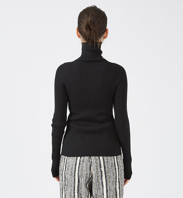 qualite「【日本製/2024AW】シームレスタートルニット」|ニット・セーター|