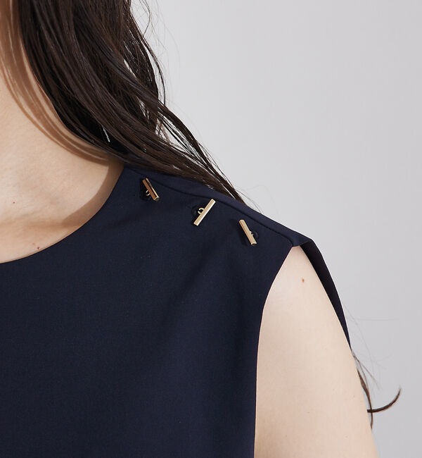 qualite「コクーンノースリーブ」|キャミソール|