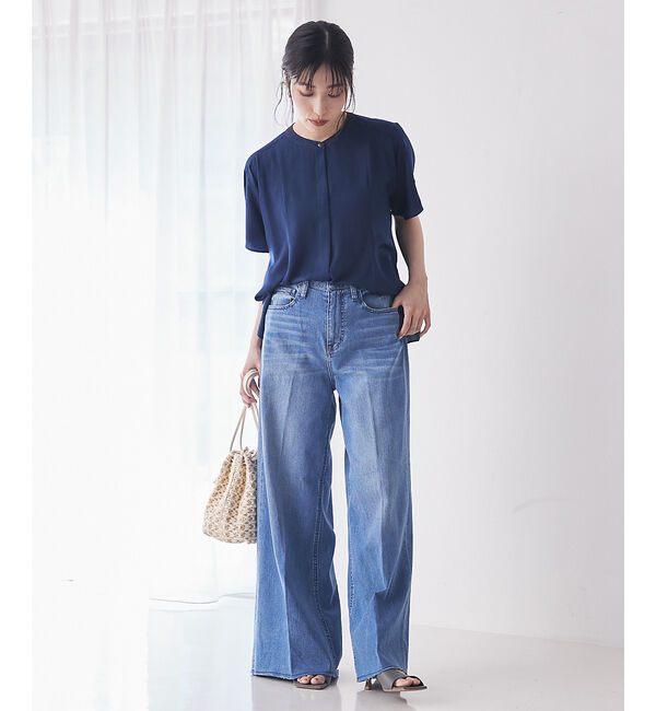 qualite「【Healthy DENIM】Wild Ginger ワイドデニム」|デニム|