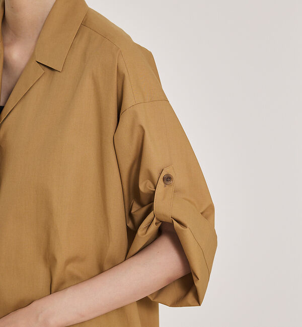 qualite「ダンプシャツワンピース」|ワンピース|