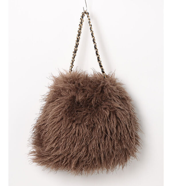 qualite「【VIOLA&rsquo;ORO】ELMO チェーントートバッグ」|トートバッグ|ブラウン