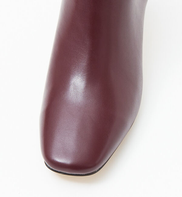 AU BANNISTER「【LAROUTE】スクエアトゥブーツ」|ショートブーツ|