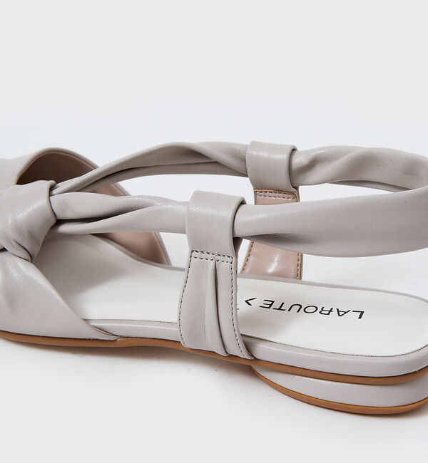 AU BANNISTER「【LAROUTE】ソフトツイストスリングバックパンプス」|パンプス|