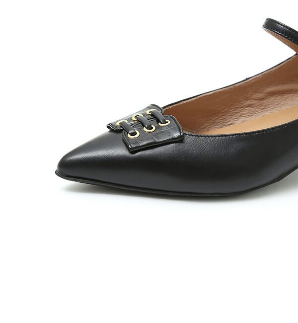 AU BANNISTER「レースアップモチーフ付き メリージェーンパンプス」|パンプス|