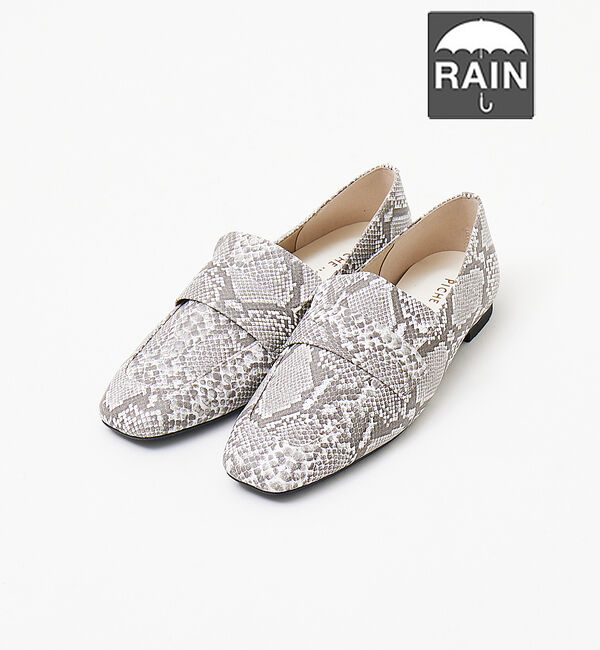 AU BANNISTER「【生活防水】スクエアトゥローファー」|レインシューズ|その他