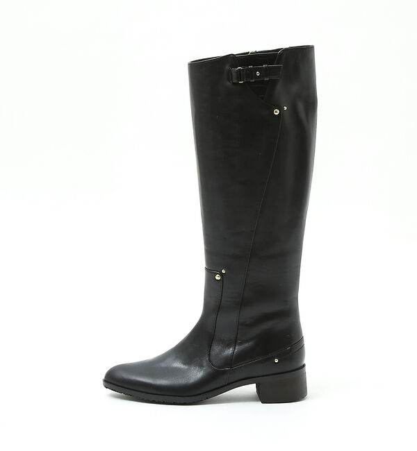 AU BANNISTER「【スノーソール】切り替えフラットロングブーツ」|ショートブーツ|