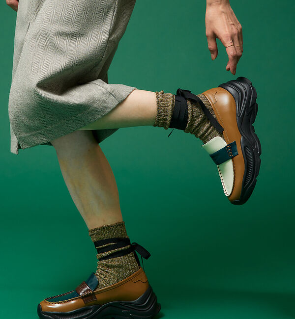 AU BANNISTER「●FAKUI リボンソックス(ラメ)」|その他|