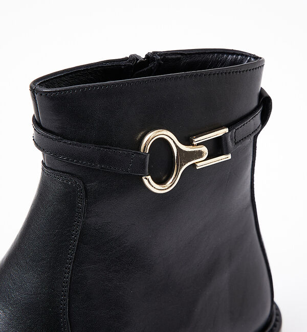 AU BANNISTER「【販売店舗限定】金具ベルトブーツ」|ショートブーツ|