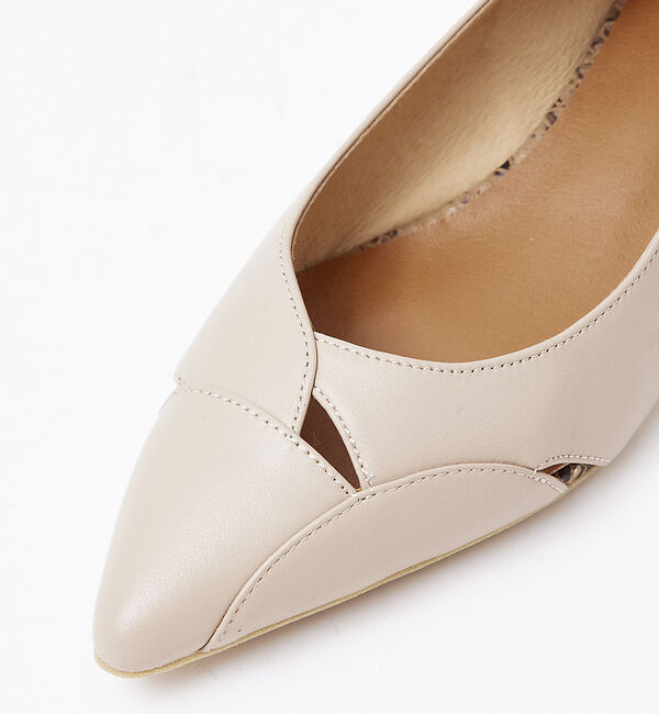 AU BANNISTER「ホールヒール フラットパンプス」|パンプス|