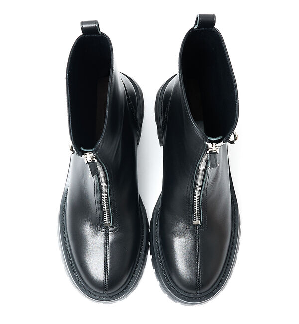 AU BANNISTER「軽量タンクソール フロントジップブーツ」|ショートブーツ|