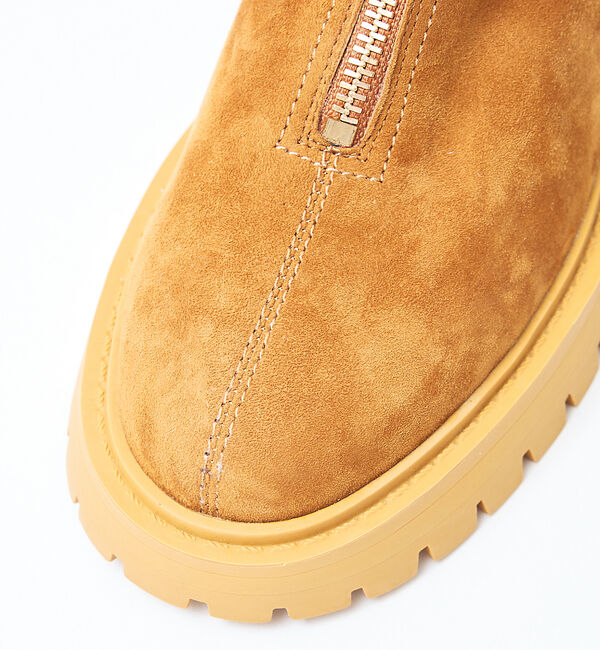 AU BANNISTER「軽量タンクソール フロントジップブーツ」|ショートブーツ|