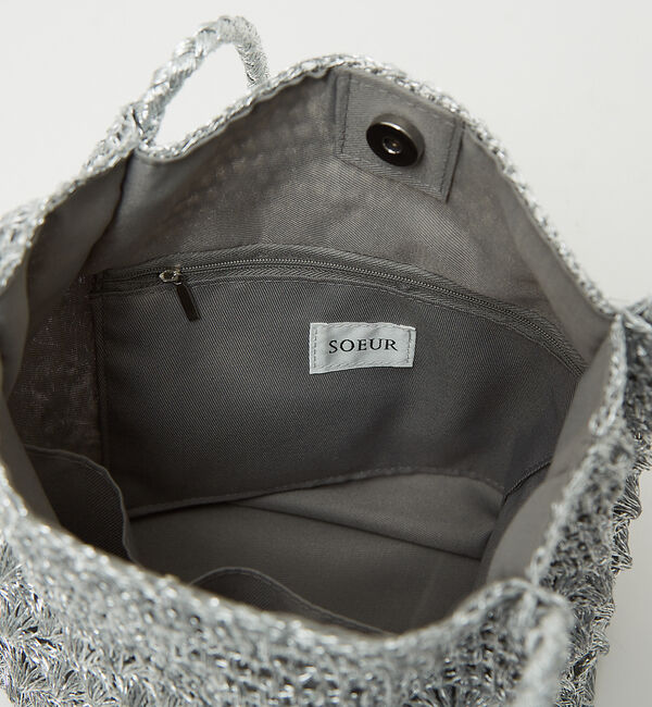 LOWELL things「●SOEUR/マクラメメタリックトートバック」|トートバッグ|