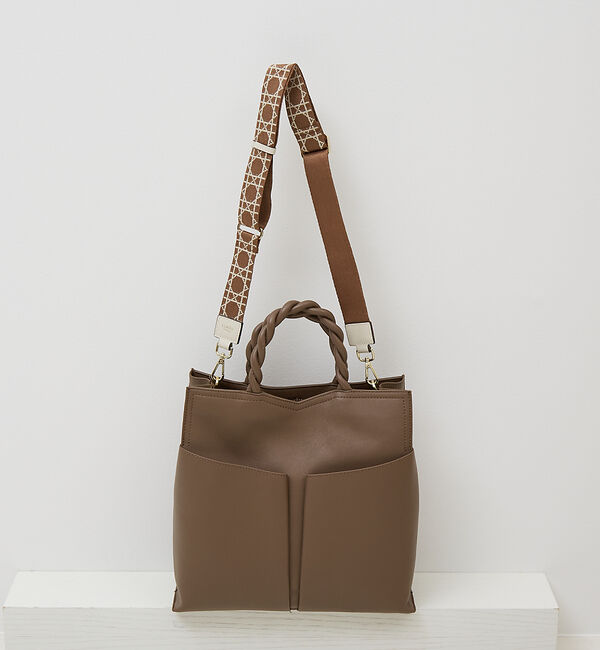 LOWELL things「Twiste/ダブルポケット2WAYトート L」|トートバッグ|