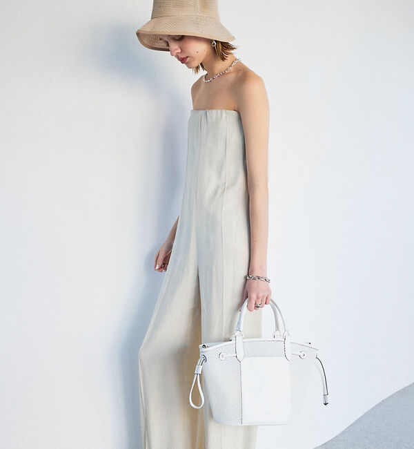 LOWELL things「Sheer/シアーメッシュ2WAYトート」|かごバッグ|