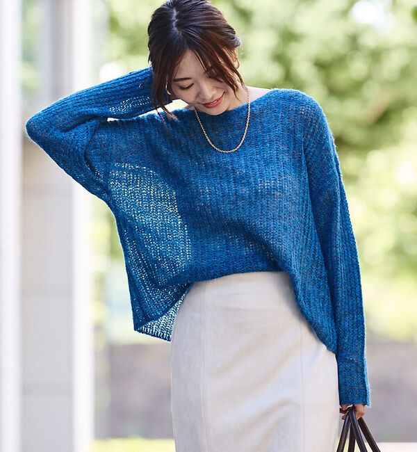 abahouse mavie「モヘアライクシアーニット」|ニット・セーター|