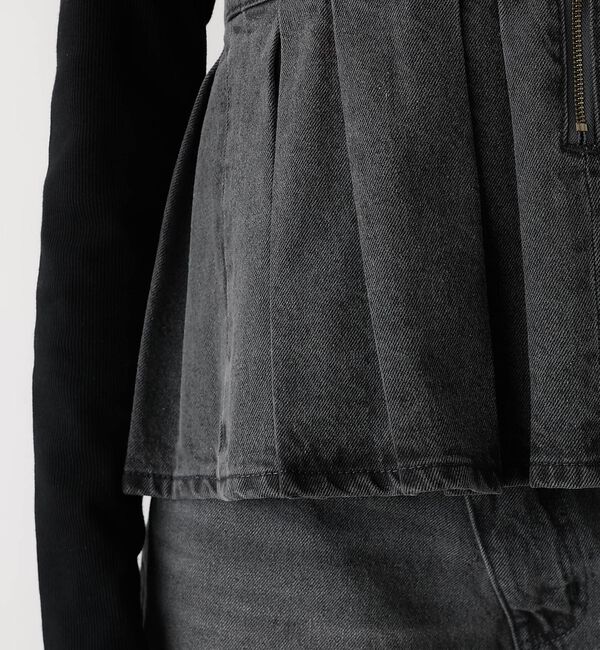 abahouse mavie「ウォッシュドデニムキャミ/レイヤード/バックリボン/春服/夏服【予約】」|キャミソール|