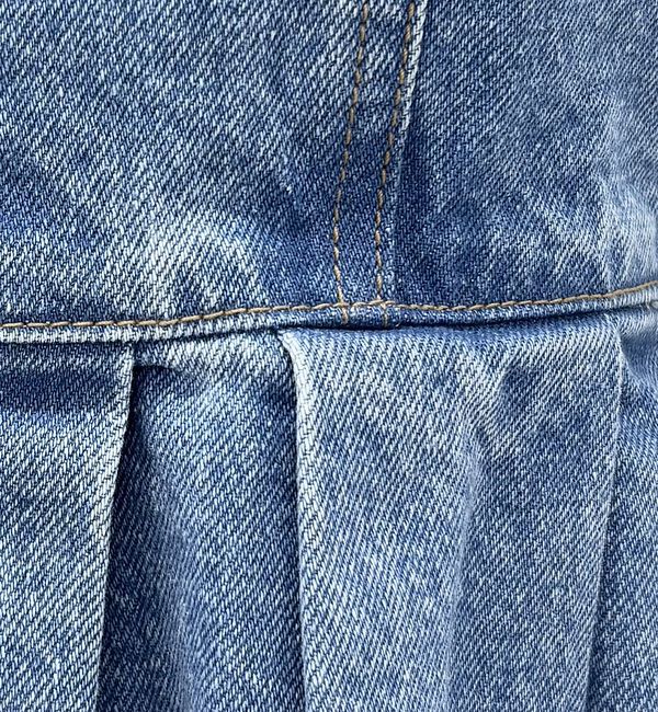 abahouse mavie「ウォッシュドデニムキャミ/レイヤード/バックリボン/春服/夏服【予約】」|キャミソール|