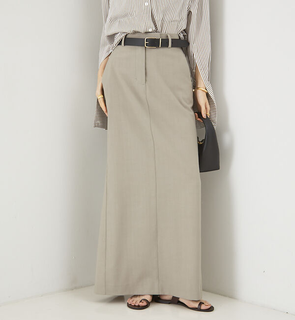 The Store by C' 「【COCUCA】ストレートスカート」|スカート|グレージュ