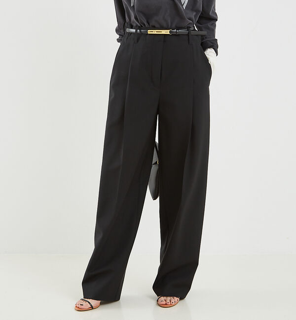 The Store by C' 「【COCUCA】ウォッシャブルカーヴィーパンツ」|その他|ブラック