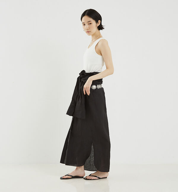 The Store by C' 「【COCUCA】リネンシャツワンピース」|ワンピース|