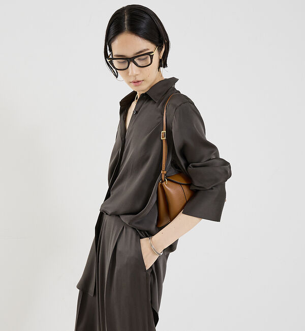 The Store by C' 「【COCUCA】ウォッシャブルシルクシャツ」|シャツ・ブラウス|