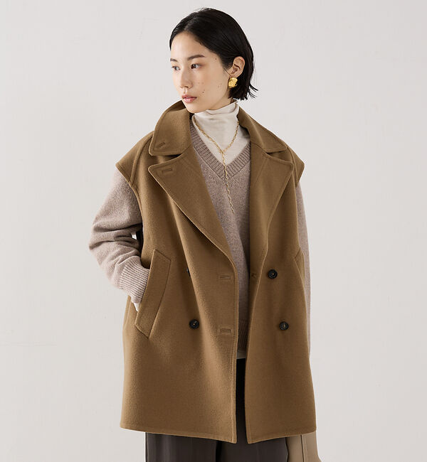 The Store by C' 「【COCUCA】リバーPコートベスト」|ピーコート|