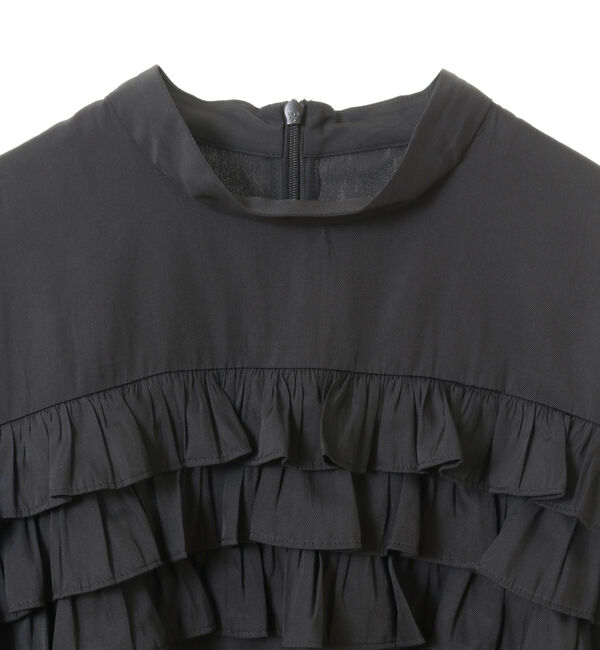 TIARA「ラインフリルブラウス」|シャツ・ブラウス|