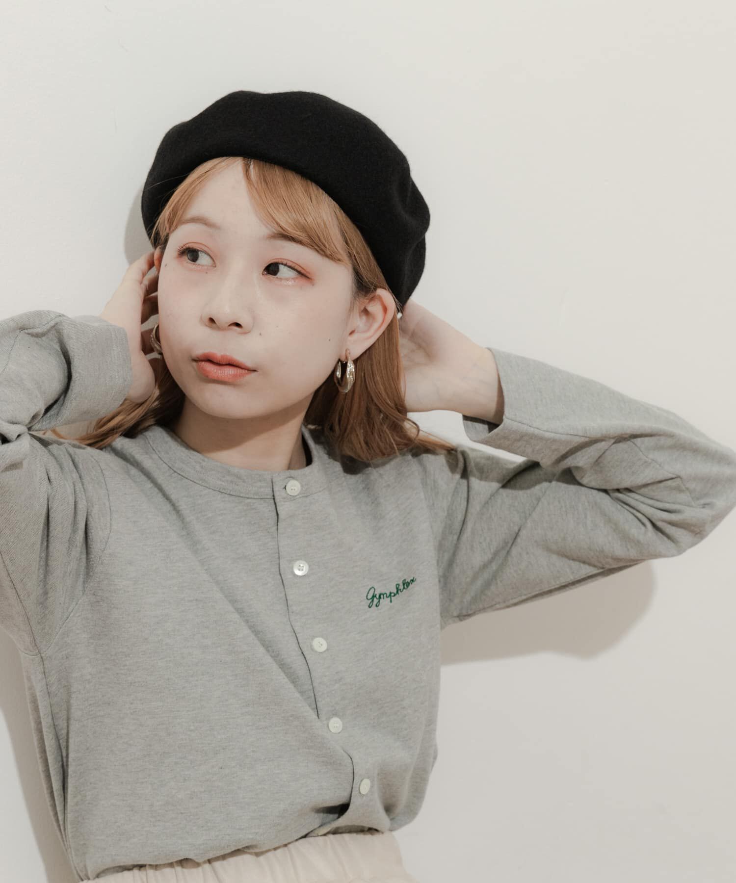 SMELLY「シンプルバスクベレー」|ハンチング・ベレー帽|