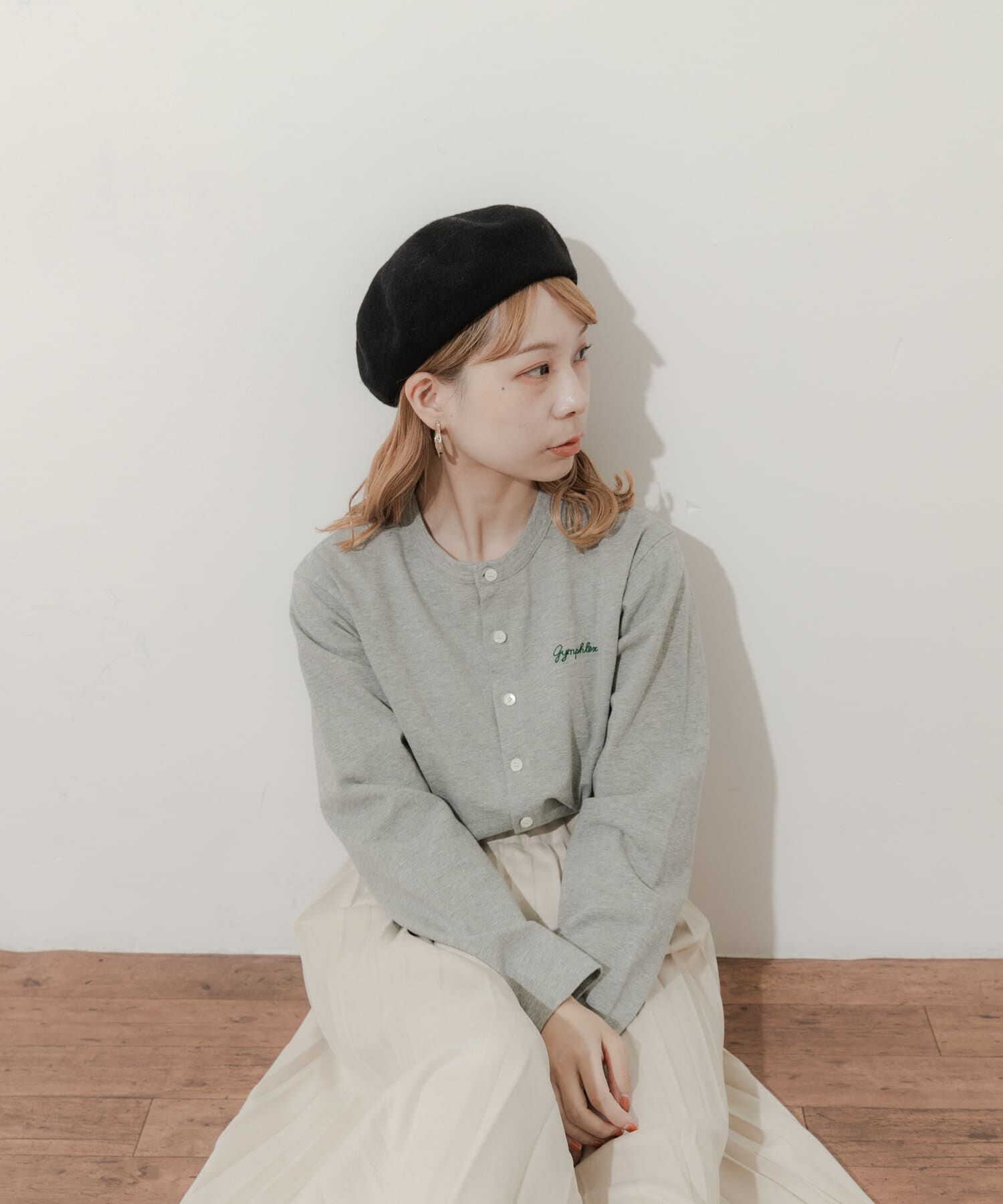 SMELLY「シンプルバスクベレー」|ハンチング・ベレー帽|