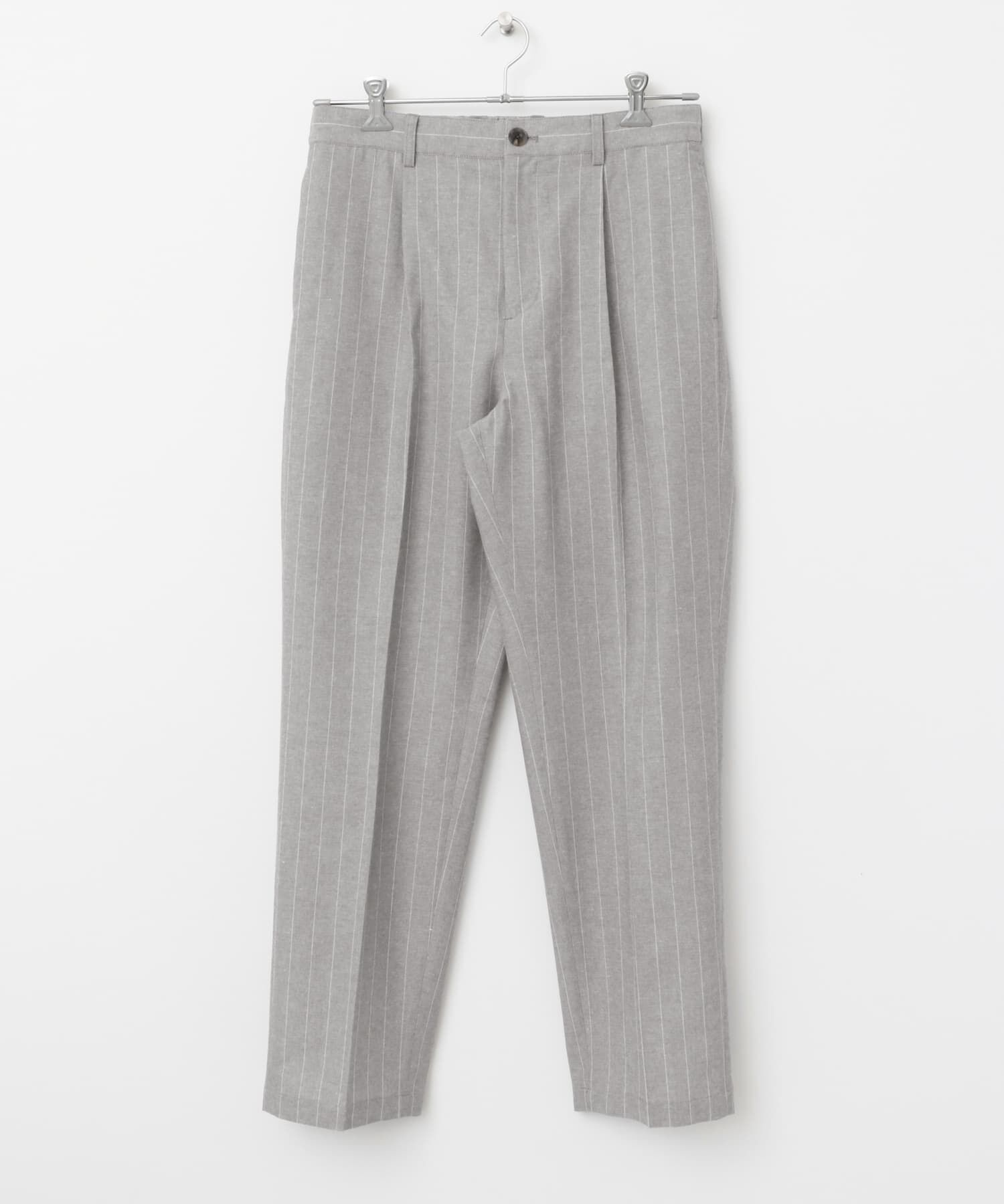 URBAN RESEARCH ROSSO「『WEB限定』綿麻ストライプリラックステーパードパンツ」|その他|