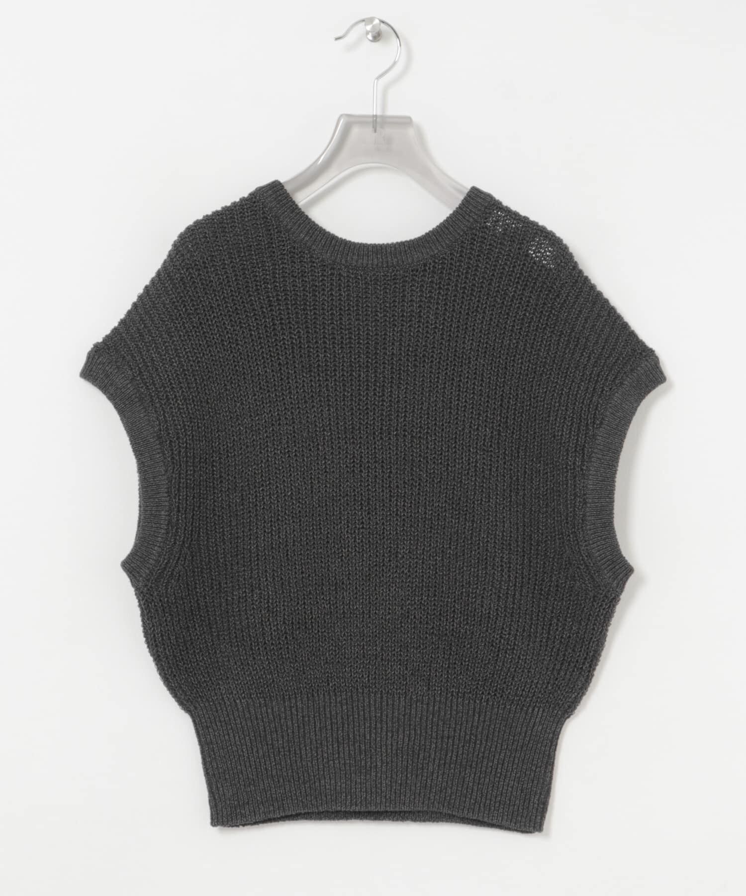 URBAN RESEARCH「ペーパーヤーンフレンチスリーブニット」|ベスト・ジレ|